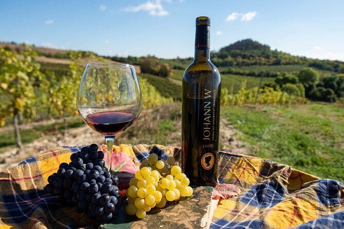 A delightful wine tasting in the scenic countryside with lunch - Bohemian Uplands views from an off-road car