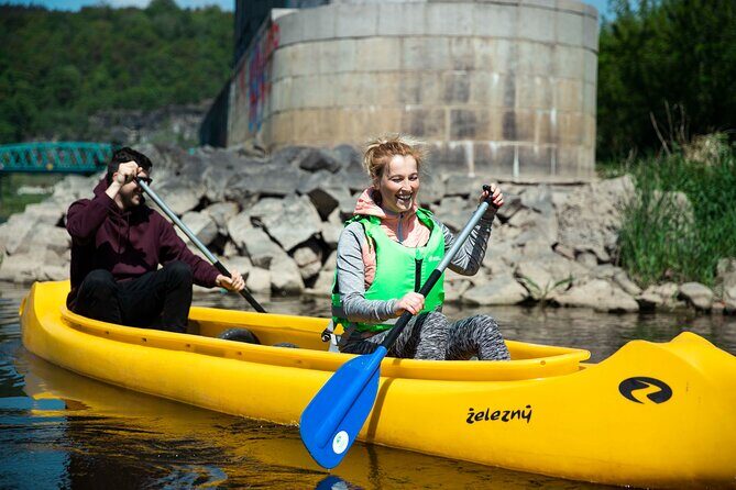 Canoeing on the Elbe river + Bike rental from Děčín to Bad Schandau - The morning flow: meeting at Kemp DěčínPolabí