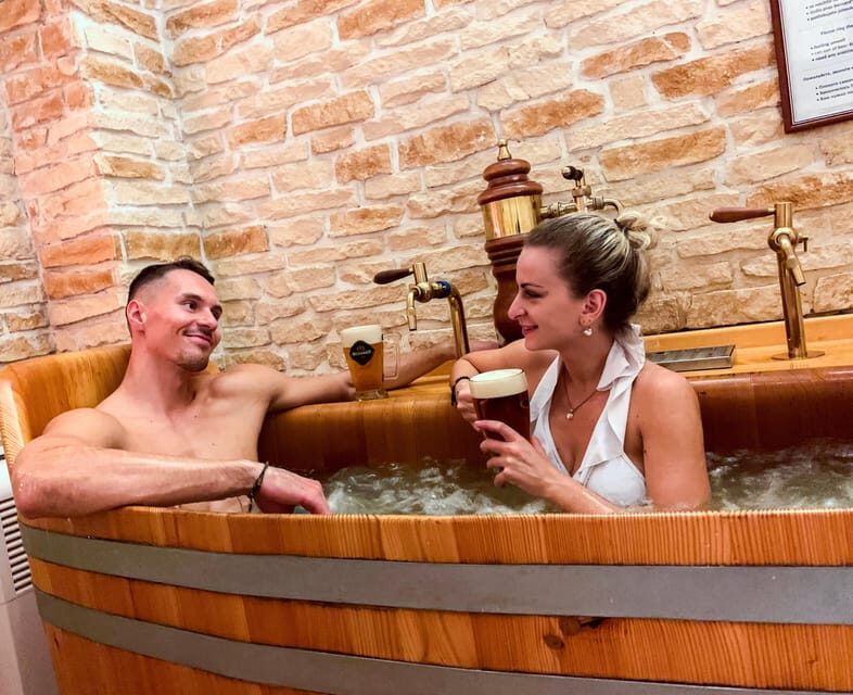 Caroline Bernard Beer Spa Prague with Beer & Massage Option - Getting started: What happens when you arrive at Beer Spa Bernard
