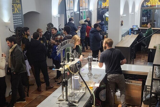 Enjoy 3 beers in Czech Beer Museum - Your Simple Itinerary: Exhibits, Drafting, and the Souvenir Bottle