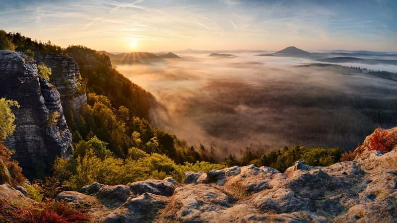 From Prague: Bohemian & Saxon Switzerland All-Inclusive Tour - Bohemian Switzerland Scenic Time: Views, Guided Context, and a Boat Cruise
