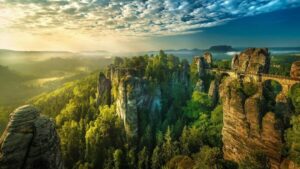 From Prague: Bohemian & Saxon Switzerland Iconic Day Trip - Bastei Bridge: The View Stop That Looks Like a Movie Set