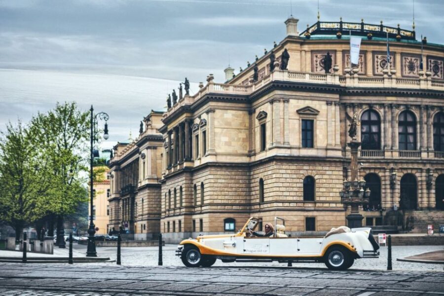 Prague: 1.5–Hour Vintage Car Tour - Hotel pickup + a private group up to 5
