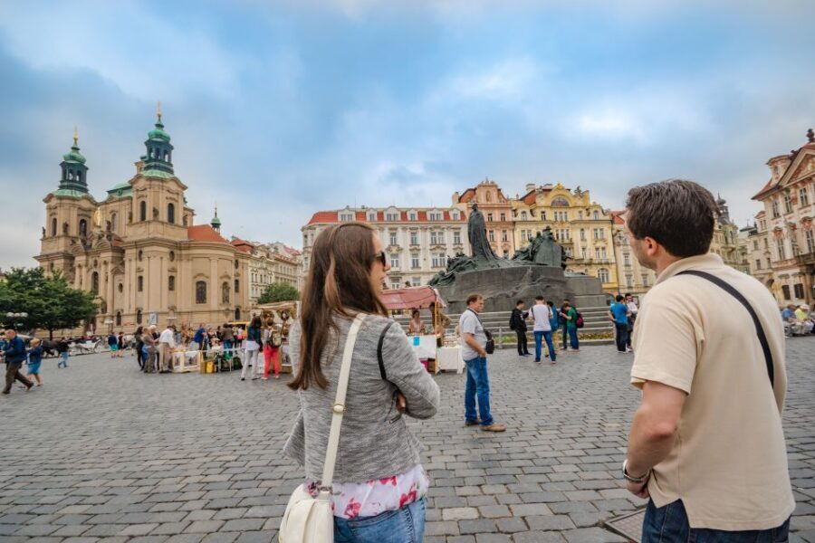 Prague: 3-Hour Walking Tour of Old Town & Prague Castle - The tram up to Hradčany: saving energy without skipping viewpoints