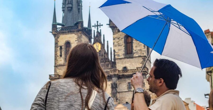 Prague: 3-Hour Walking Tour of Old Town & Prague Castle - Prague Castle exteriors approach: viewpoints and stories outside the ticket lines