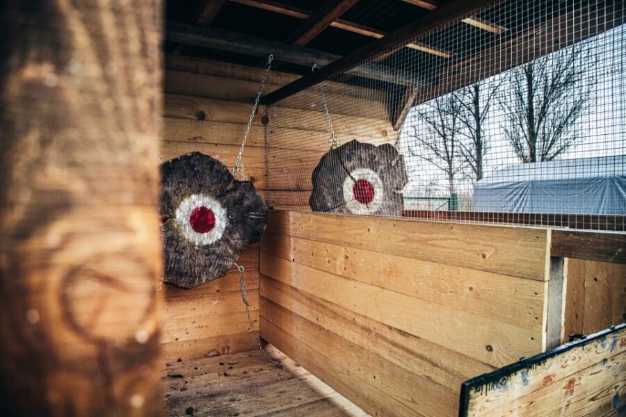 Prague: Axe Throwing Experience with Barbecue and Beer - Getting out of Prague: private bus pickup, timing, and what to bring
