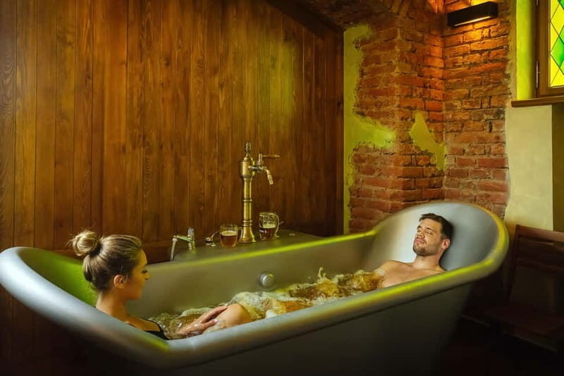 Prague: Beer and Wine Spa Bath with Salt Cave Experience - Choose Beer or Wine: What Changes in the Tub