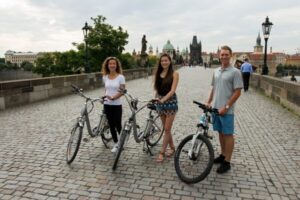 Prague: Bike or E-Bike City Tour with A Local Guide - Grandior meeting point: how the tour starts and what to expect