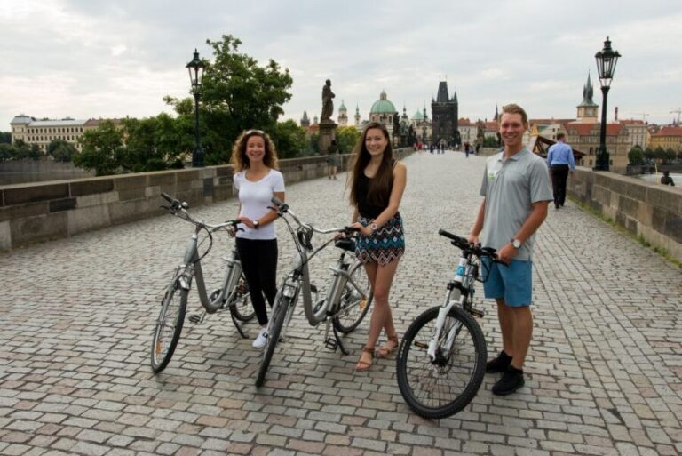 Prague: Bike or E-Bike City Tour with A Local Guide - Grandior meeting point: how the tour starts and what to expect