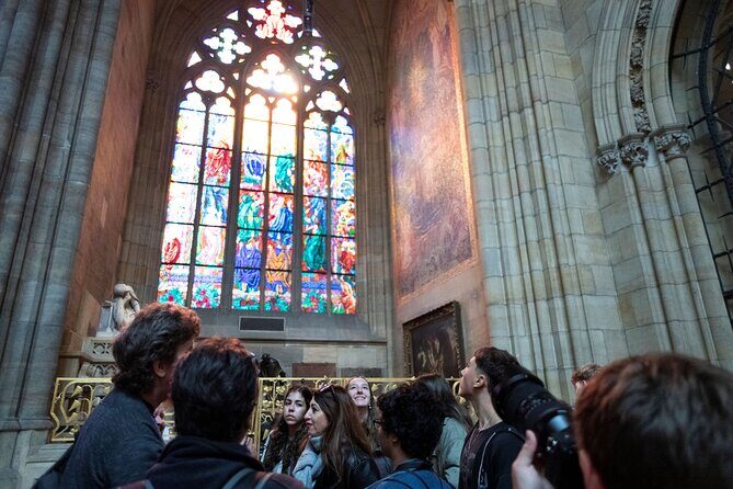 Prague Combo: Castle Guided Tour, Bus and Optional Boat - Inside Prague Castle: St. Vitus Cathedral and the Big Rooms You Came For