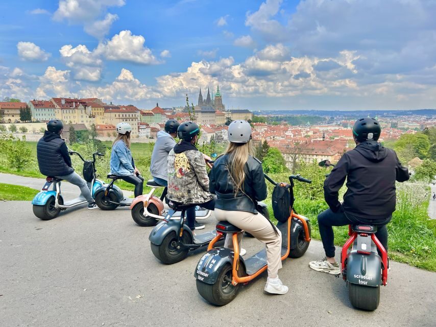 Prague: Fat Tire E-Scooter Guided Tour - Saská 7 check-in and the 20-minute safety briefing that sets you up