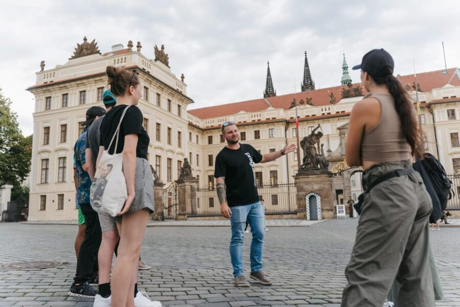 Prague: Full-Day Old Town, River Cruise & Prague Castle Tour - Prague Castle by Tram: From Medieval Beginnings to 1989
