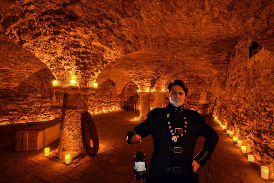 Prague: Ghosts, Legends, Medieval Underground & Dungeon Tour - Old Town Square to the Jewish Ghetto: Lantern-Lit Stops You Can Spot Later
