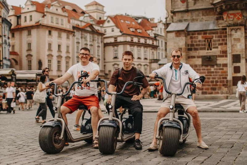 Prague: Guided Fat Tire e-Scooter Tour - Starting near Old Town Square: you’ll get oriented fast
