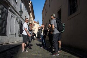 Prague: Old Town Highlights & Hidden Gems Guided Tour - Prague Lesser Town (brief stop) to Charles Bridge (big payoff)