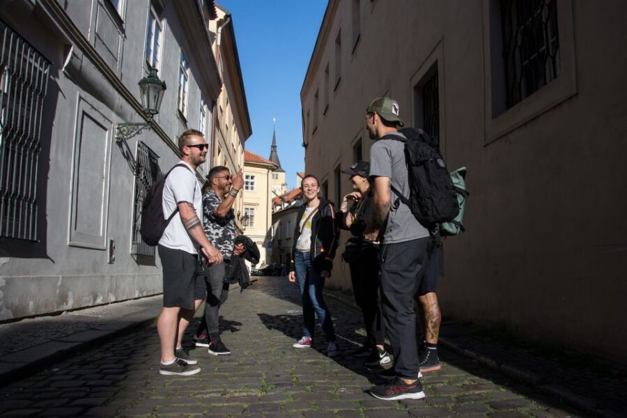 Prague: Old Town Highlights & Hidden Gems Guided Tour - Prague Lesser Town (brief stop) to Charles Bridge (big payoff)
