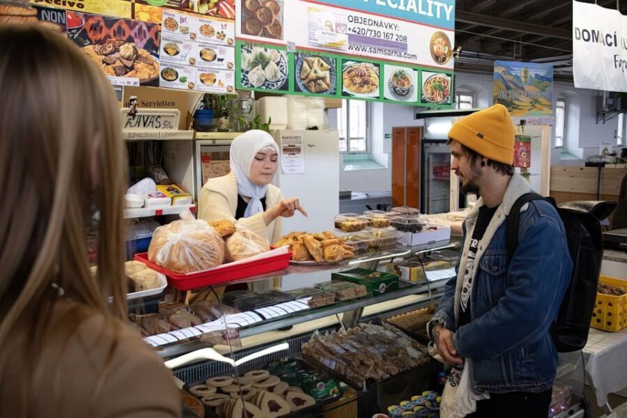 Prague: Traditional Czech Cooking Class with Market Tour - The kitchen start: local delicacies and wine before you cook