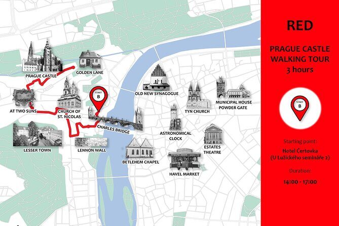 Private Walking Tour: From Charles Bridge to Prague Castle - St. Vitus Cathedral: stained glass and a 600-year build